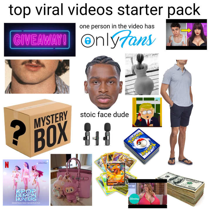 top viral videos starter pack one person in the video has GIVEAWAY! OnlyTans ? MYSTERY stoic face dude BOX +1 N SONY PICTURES ANIMATION Rockruff Masque ance Victini Lunala CharizardV 220 Solgaleo Druddigon -160 KPOP DEMON HUNTERS SOUNDTRACK FROM THE NETFLIX FILM Claw Slash Fire Spin this morning NOWO 129971109F HB 29971109F