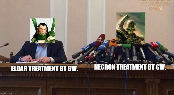 imgflip.com PECHVEITIK KPMM ELDAR TREATMENT BY GW. NECRON TREATMENT BY GW.
