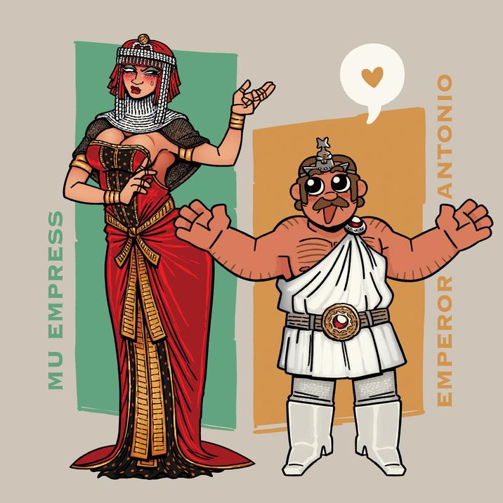 EMPEROR ANTONIO AID ALD MU EMPRESS