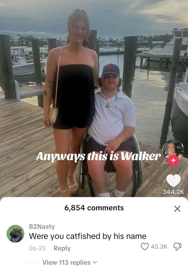 Anyways this is Walker B2Nasty 6,854 comments Were you catfished by his name 06-25 Reply View 113 replies ▾ + 344.2K 45.3K