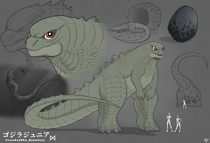 ゴジラジュニア Godzilla Junior ☑ 心