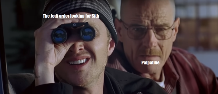 The Jedi order looking for Sith JTrkko Palpatine
