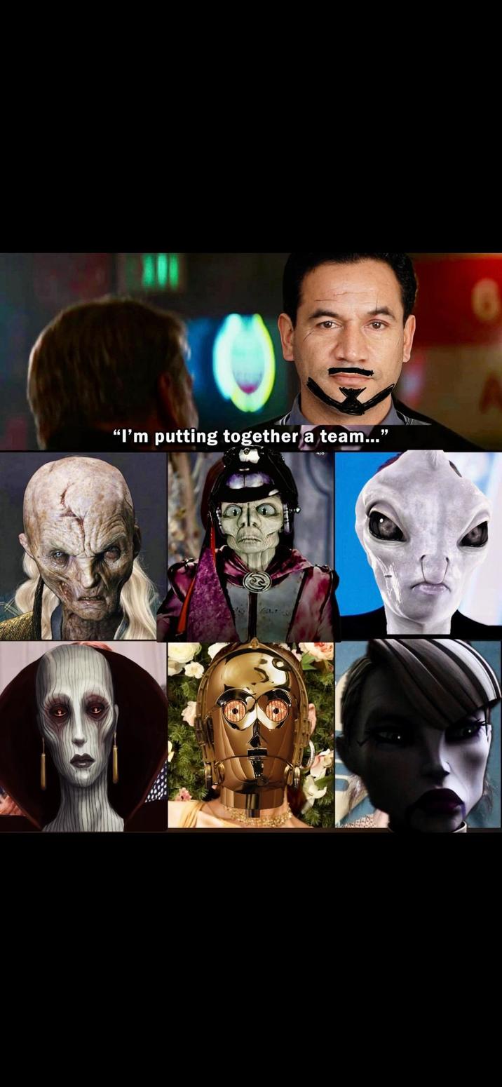 "I'm putting together a team..."