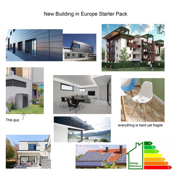 This guy ↓ New Building in Europe Starter Pack 每每 The Oregonian everything is hard yet fragile Energy Efficiency A B D E LL F G