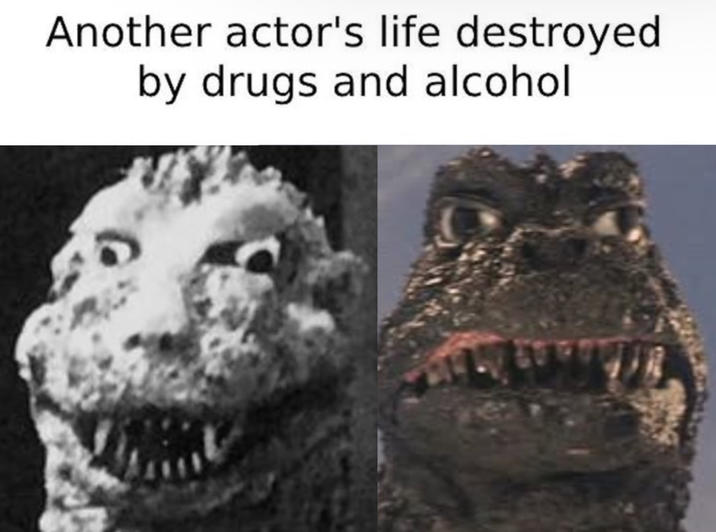 Another actor's life destroyed by drugs and alcohol