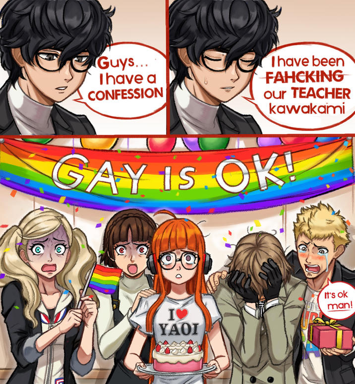 Guys... I have a CONFESSION I have been FAHCKING our TEACHER kawakami GAY IS OK! I YAOI It's ok OTO man!