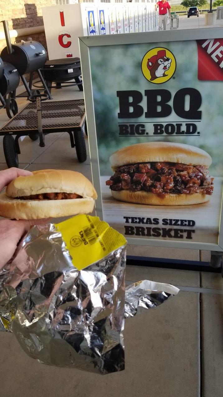 C NE BBQ BIG. BOLD. TEXAS SIZED BRISKET