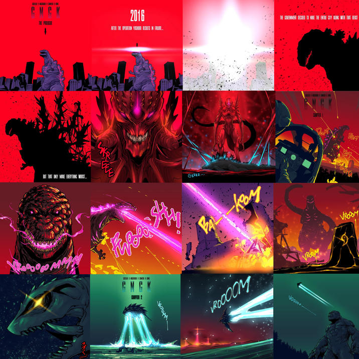 GODZILLA X NAGORAIAR X GAMERA X KONG CNCK THE PROLOGUE BUT THAT ONLY MAKE EVERYTHING WORST... 277 GARYANA 2016 THE GOVERNMENT DECIDED TO NUKE THE ENTIRE CITY ALONG WITH THAT BEAST AFTER THE OPERATION YASHIORI RESULTS IN FAILURE... GRRRR... Five BAL -kom GODZILLA X NAGORAIAR X GAMERA X KONG NGK CHAPTER 2 MONARCH ROOOOM гом GODZILLA X NAGORAIAR X GAMERA X KONG NGK CHAPTER DOM DOM ком VROOM VROPOM Vooooo-