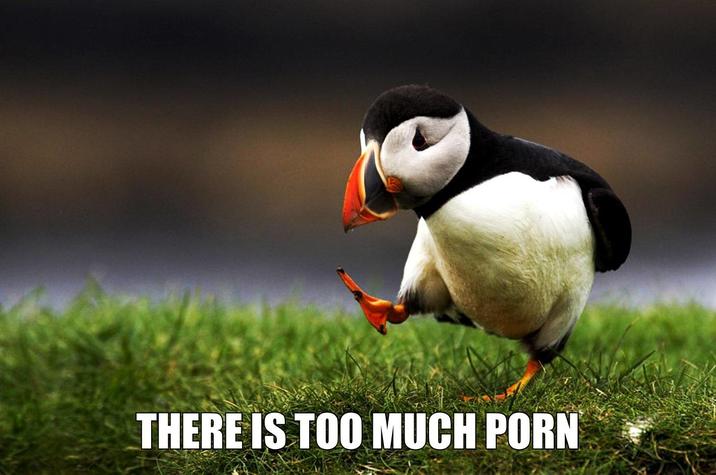 THERE IS TOO MUCH P---