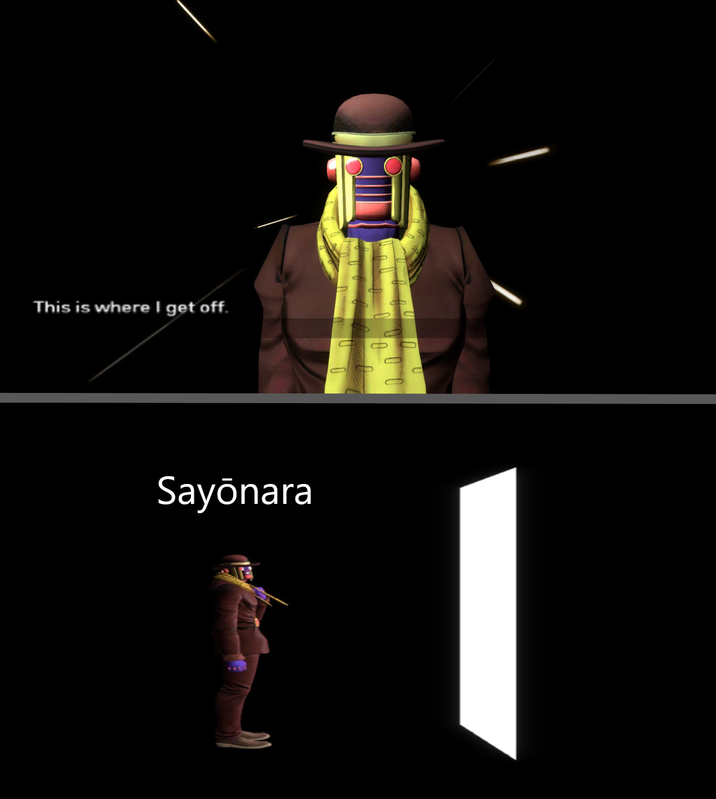 This is where I get off. Sayonara 4