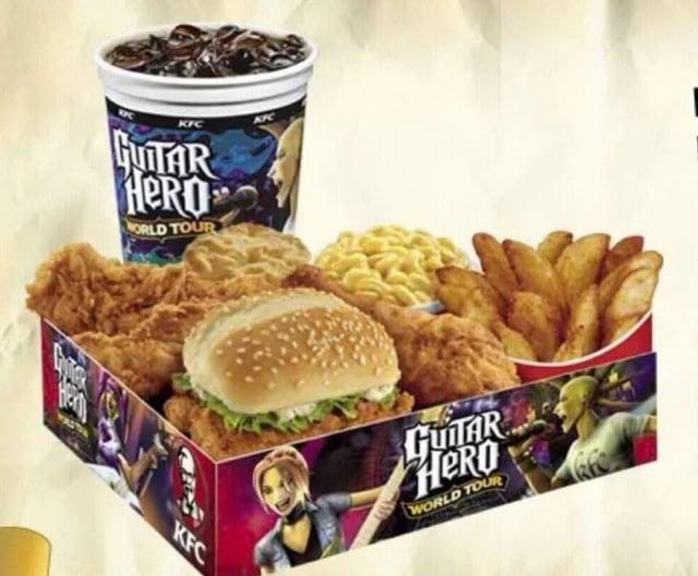 KFC GUITAR HERO ORLD TOUR KFC GUITAR HERO WORLD TOUR