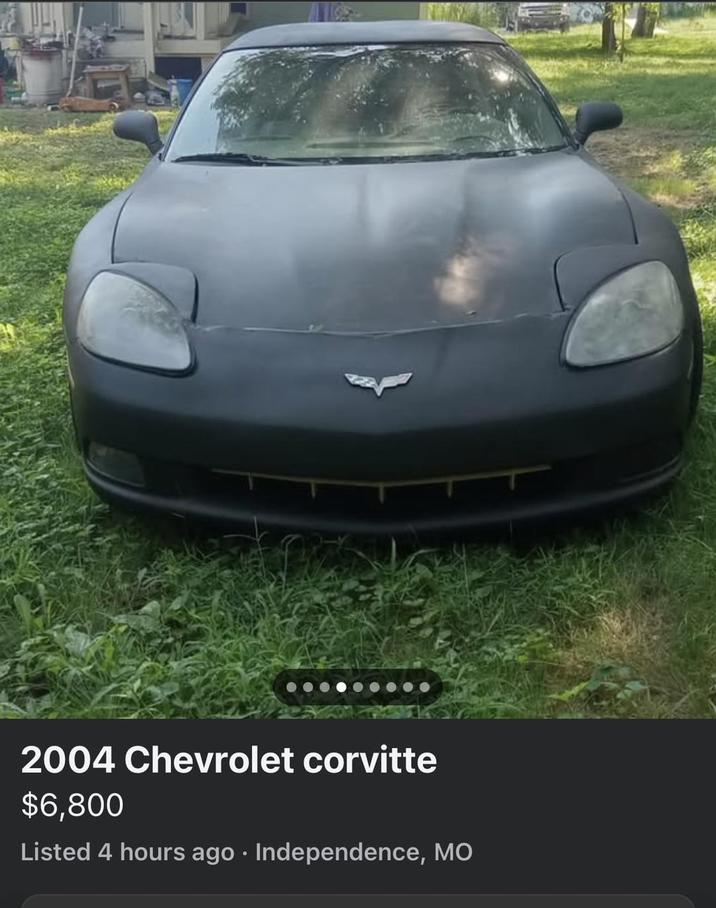 2004 Chevrolet corvitte $6,800 Listed 4 hours ago · Independence, MO