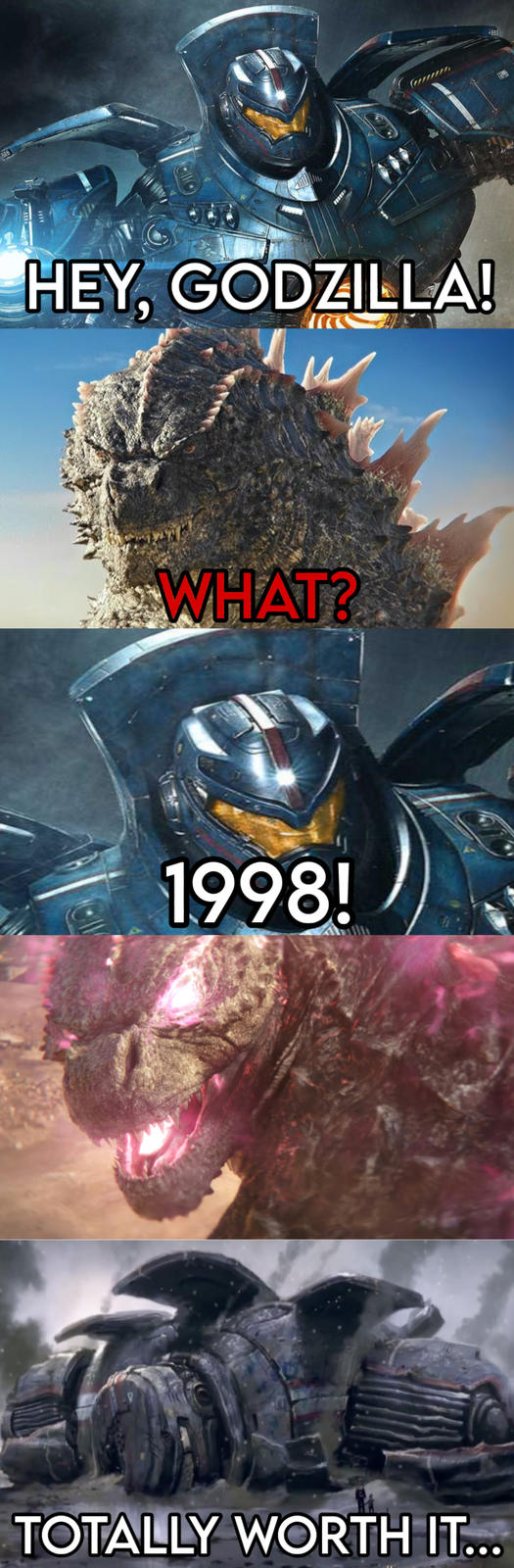 HEY, GODZILLA! WHAT? 1998! TOTALLY WORTH IT...