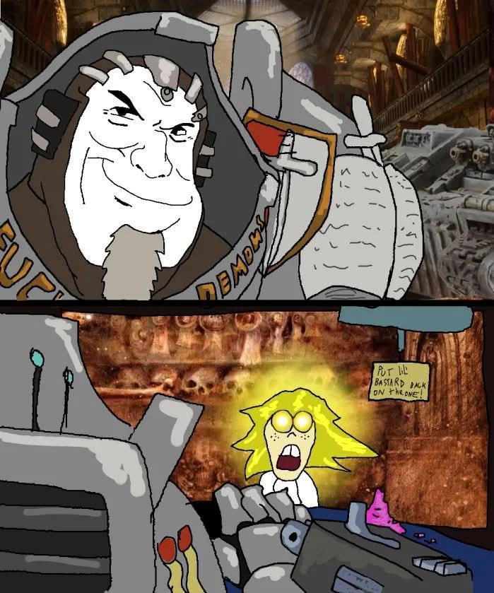 UPX DEMONS PUT BASTARD BACK ON THRONE!