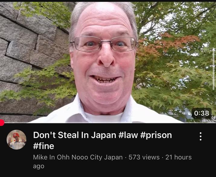 Don't Steal In Japan #law #prison #fine • Mike In Ohh Nooo City Japan 573 views 21 hours ago 0:38