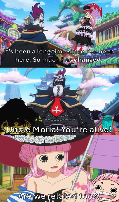 It's been a long time since I've been here. So much has changed. Uncle Moria! You're alive! Are we related too?!