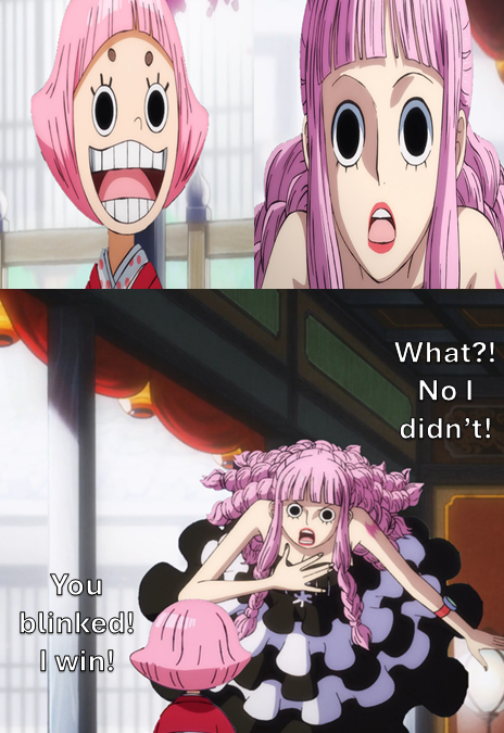 You blinked! I win! What?! No I didn't!