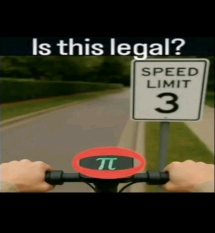 Is this legal? SPEED LIMIT 3 π