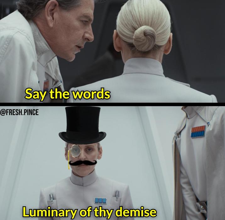 Say the words @FRESH.PINCE Luminary of thy demise