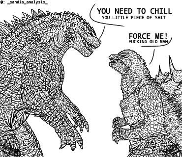 e: sandia analysis YOU NEED TO CHILL YOU LITTLE P------------ FORCE ME! F------ OLD MAN