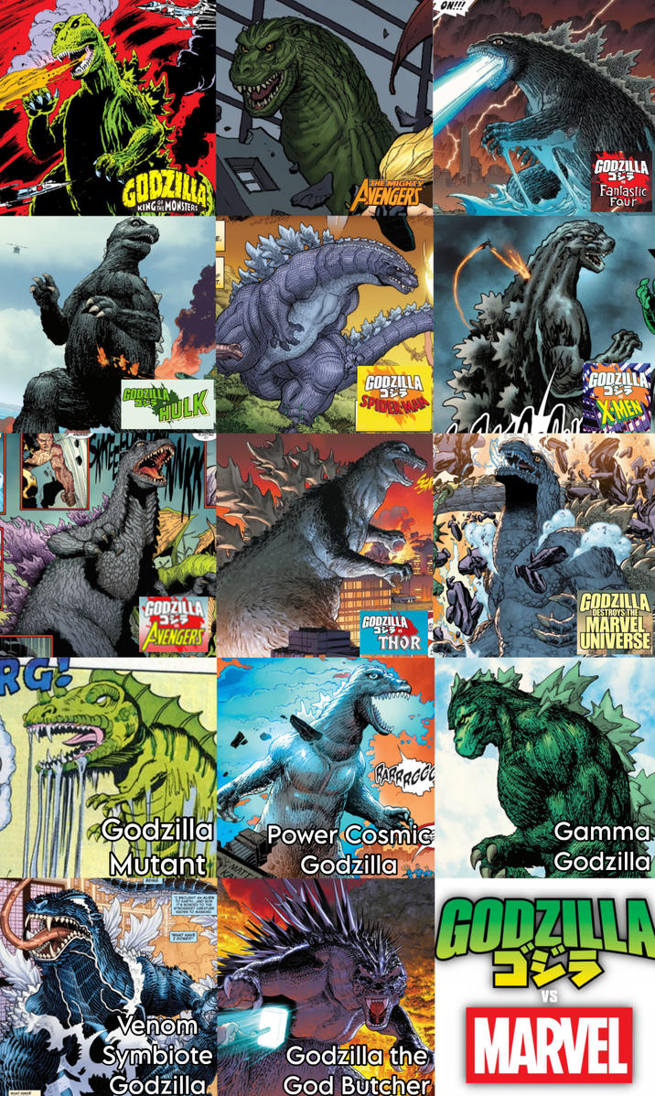 ANGRIER RGB WHAT HAVE GODZILLA KING THE MONSTERS E, 325 ON!!! THE MIGHTY AVENGERS GODZILLA ゴジラ Fantastic Four GODZILLA HULK GODZILLA 555 SPIDER-MAN GODZILLA MEN PBA GODZILLA コシラ AVENGERS GODZILLA ゴジラ VS THOR Godzilla Mutant BEING "I BROUGHT AN ALIEN TO EARTH...AND NOW IT'S BONDED TO THE STRONGEST CREATURE KNOWN TO MANKIND "WHAT HAVE I DONE? Venom Symbiote Godzilla MATT GODZILLA MARVEL UNIVERSE DESTROYS THE FARRRGGE Power Cosmic Godzilla Godzilla the God Butcher Gamma Godzilla GODZILLA 55 VS MARVEL