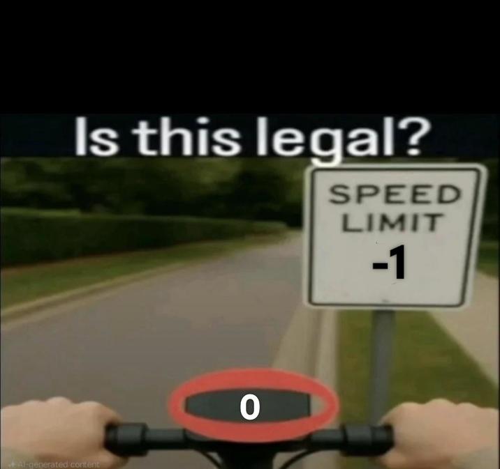 Is this legal? SPEED LIMIT -1 Al-generated content 0