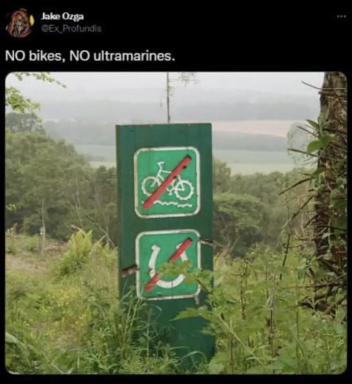 Jake Ozga @Ex Profundis NO bikes, NO ultramarines.