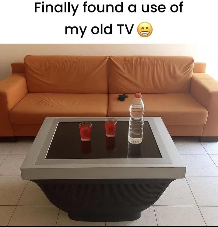 Finally found a use of my old TV AA