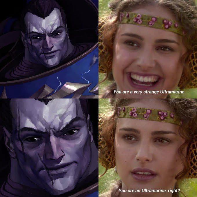 You are a very strange Ultramarine 66811 You are an Ultramarine, right?