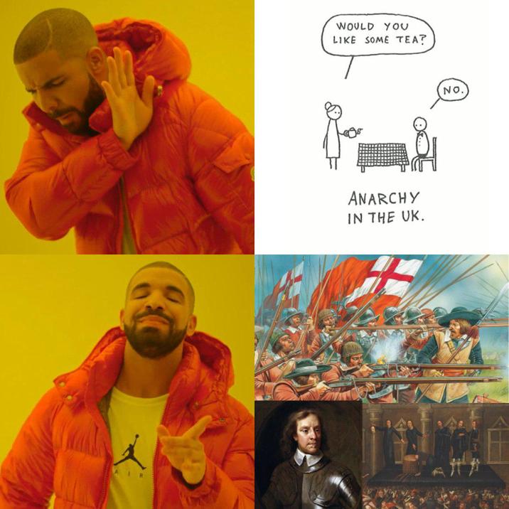 AI WOULD YOU LIKE SOME TEA? ANARCHY IN THE UK. NO.