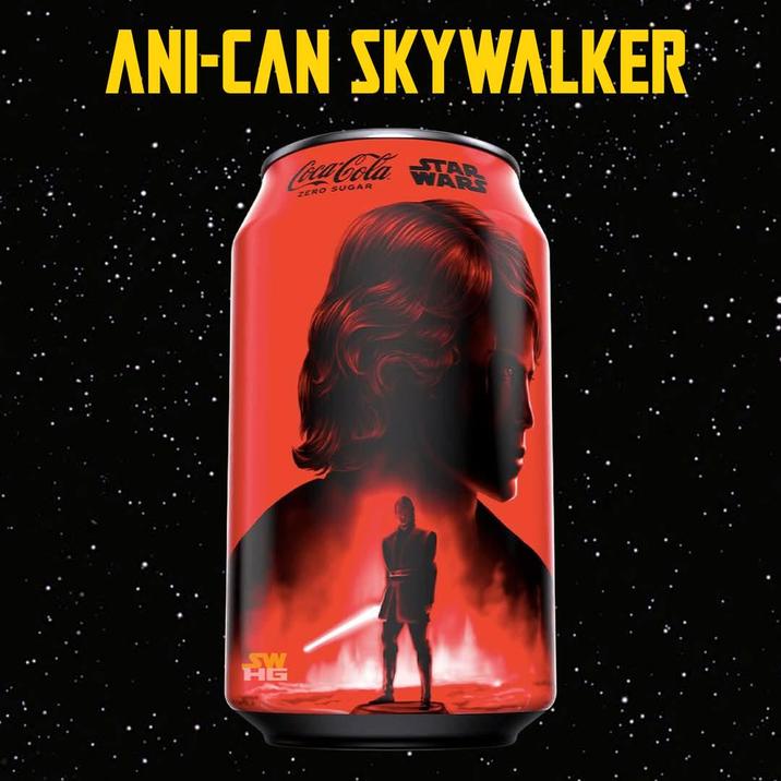 ANI-CAN SKYWALKER Coca-Cola TAR ZERO SUGAR HG
