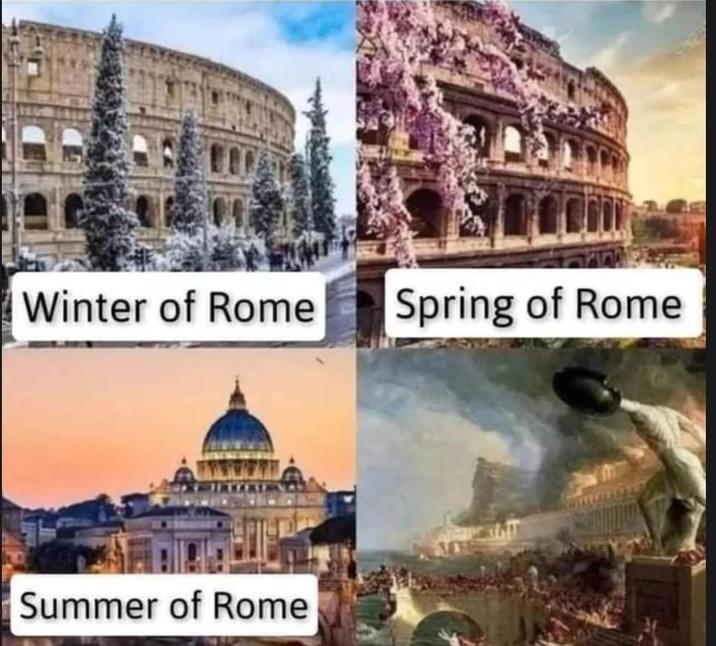 Winter of Rome Spring of Rome Summer of Rome
