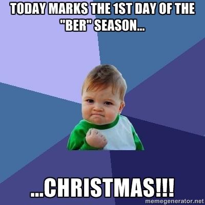 Success Kid "Ber Months" A "Success Kid":https://knowyourmeme.com/memes/success-kid-i-hate-sandcastles meme. The meme is about the beginning of the ber months.