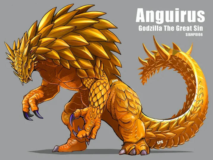 SP66 Anguirus Godzilla The Great Sin SIANPO166 SP6