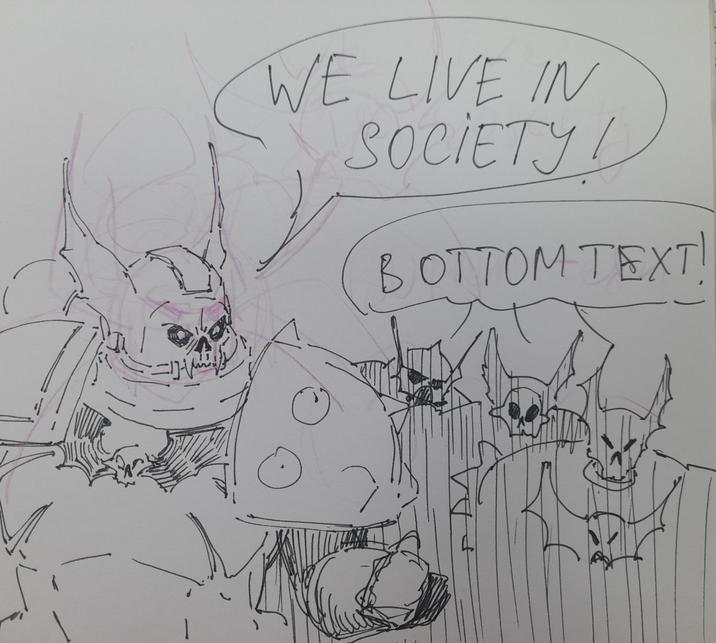 A WE LIVE IN SOCIETY! BOTTOM TEXT