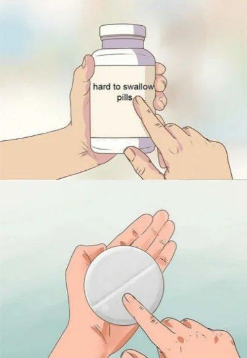 hard to swallow pills