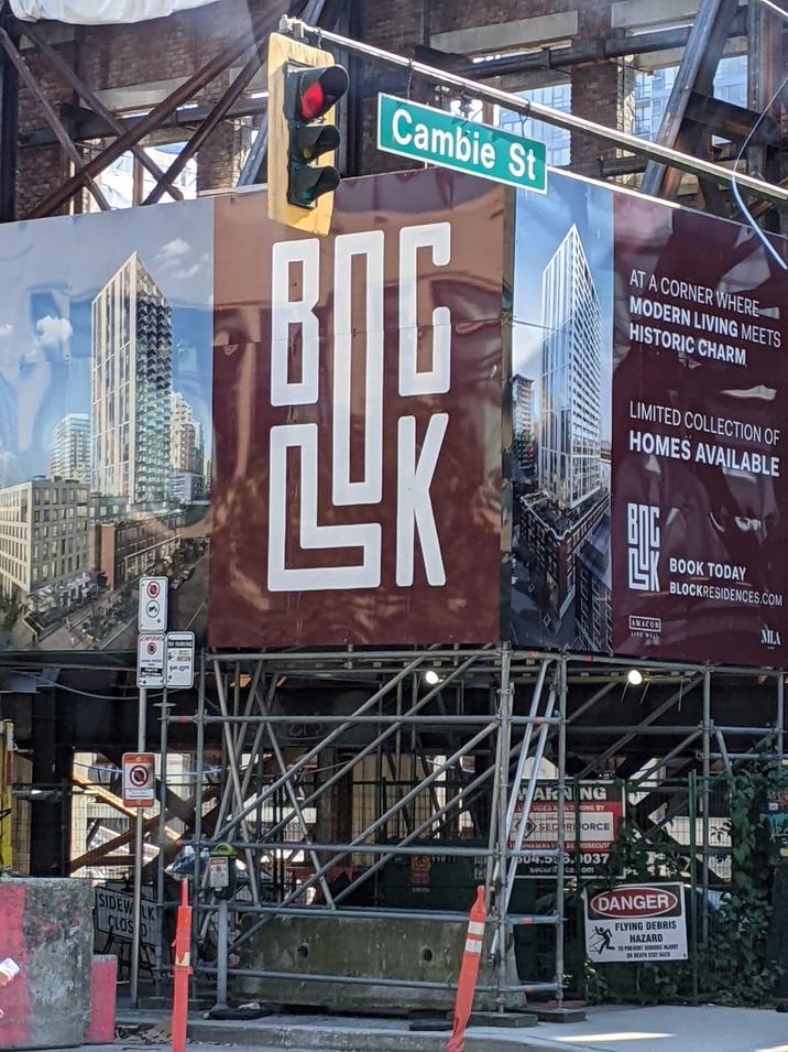 SIDEW CLOS 62529 Cambie St AT A CORNER WHERE MODERN LIVING MEETS HISTORIC CHARM LIMITED COLLECTION OF HOMES AVAILABLE ANACON LIVE WELL BOOK TODAY ARNING SEC RIFORCE VISSERS & BEROSECUT p04.55.0037 securif co. om DANGER FLYING DEBRIS HAZARD MILA