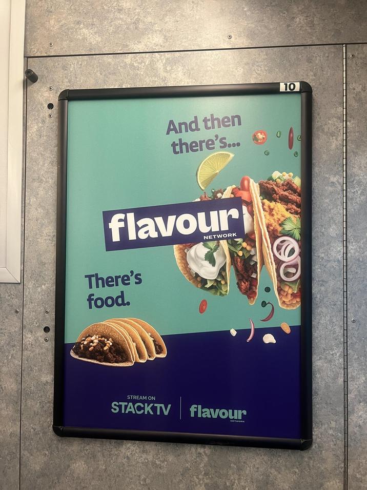 And then there's... 10 flavour There's food. STREAM ON STACKTV NETWORK flavour NETWORK