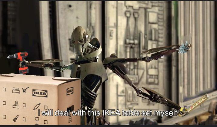 ☐ ☐ IKEA IKEA 圓 ☐ I will deal with this IKEA table set myself