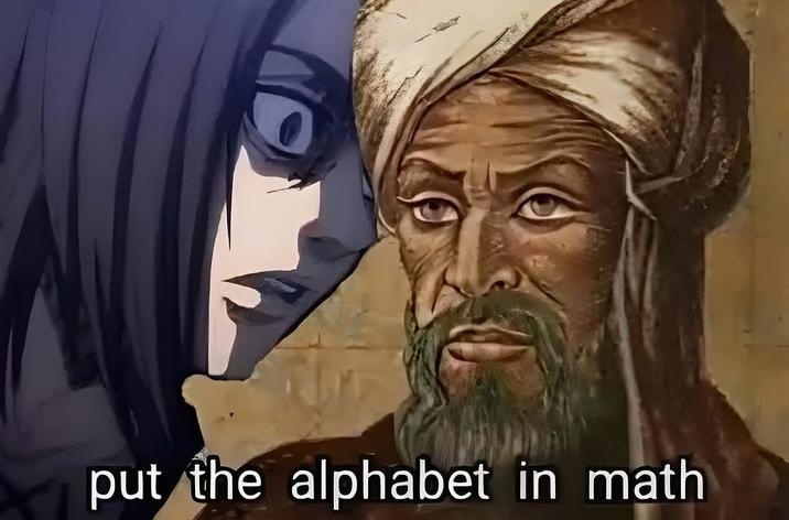 put the alphabet in math