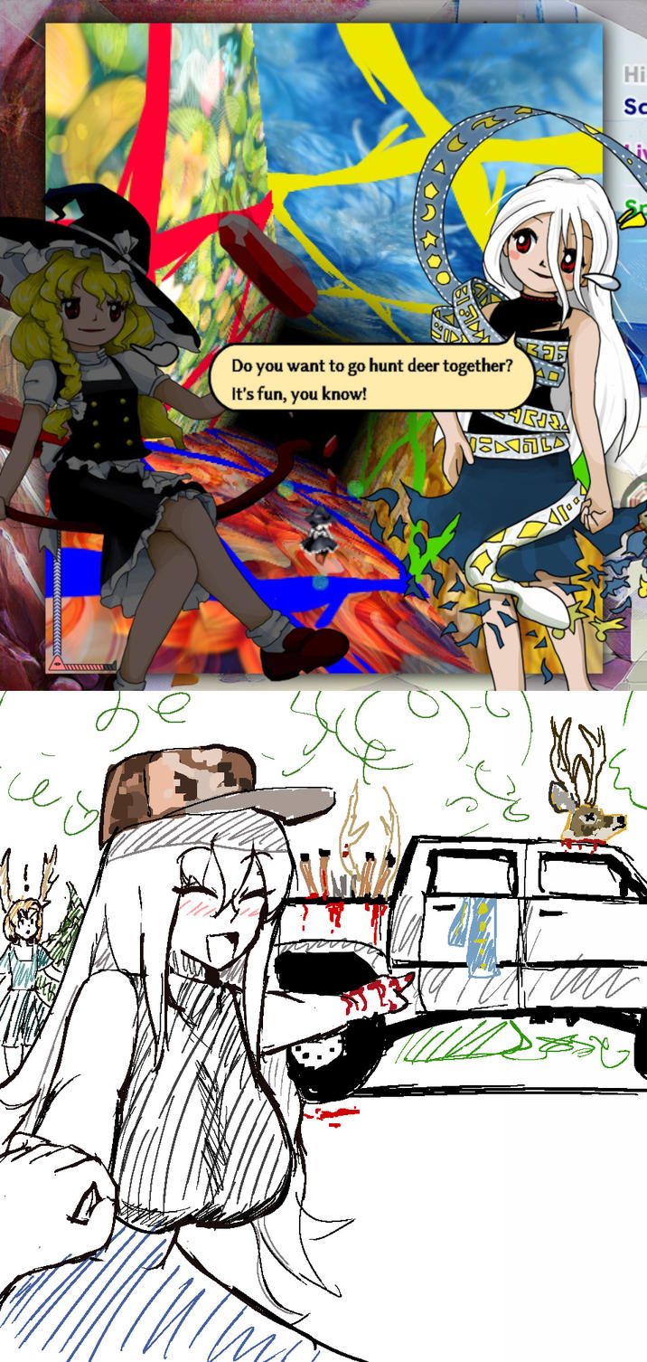 се Do you want to go hunt deer together? It's fun, you know! 品 Hi SH So