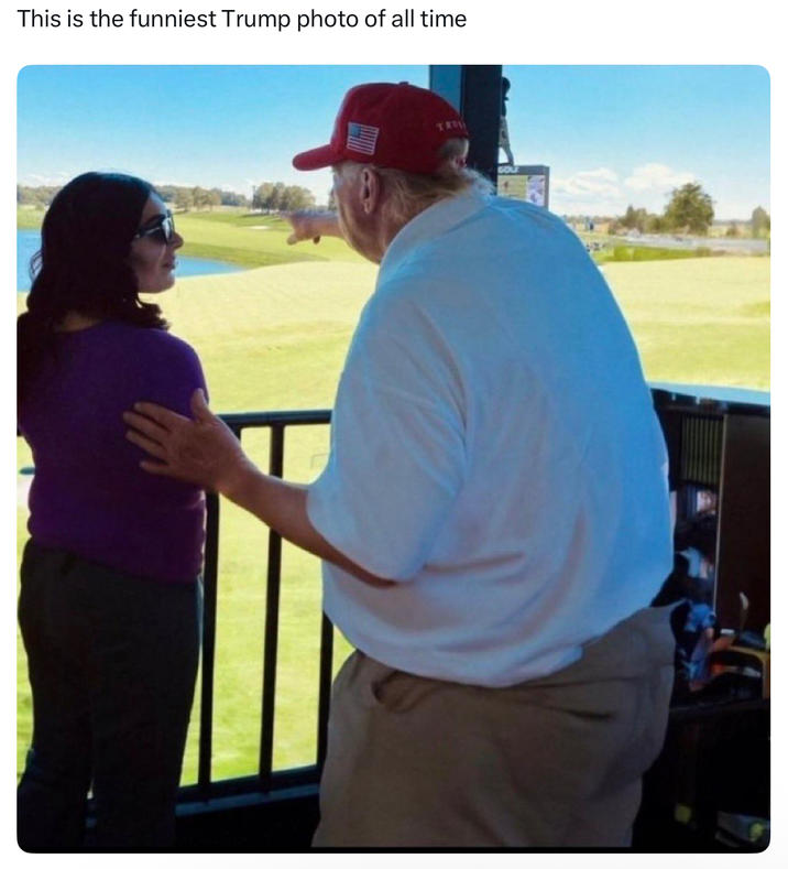 This is the funniest Trump photo of all time