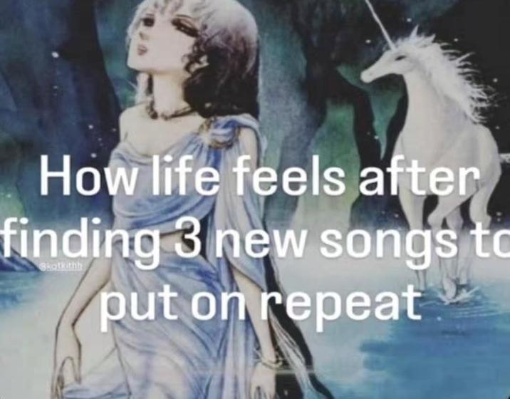 How life feels after finding 3 new songs to Skatkithh put on repeat
