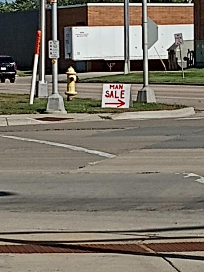 MAN SALE