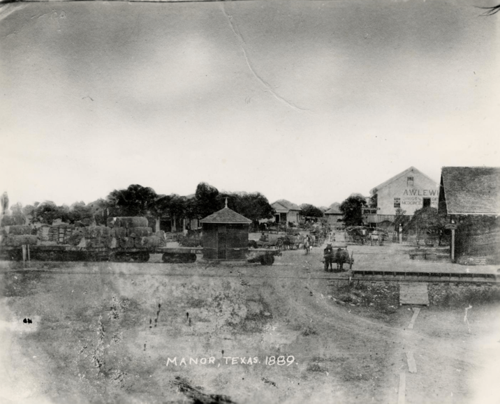 MANOR, TEXAS. 1889. AWLEW DRUGS MEDICINES
