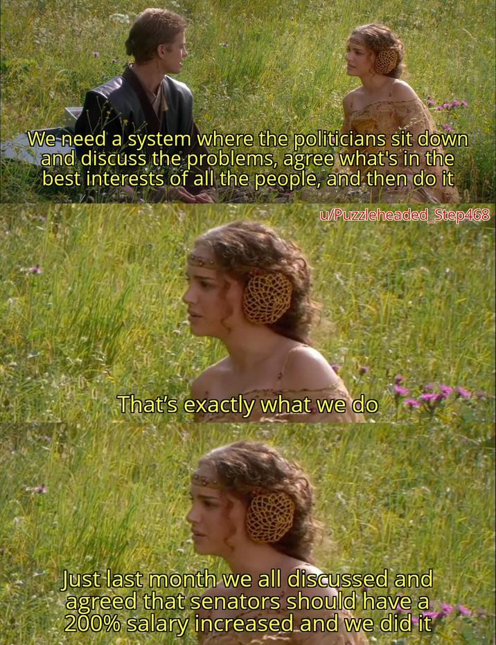 I love democracy (part 378) | /r/PrequelMemes | Know Your Meme