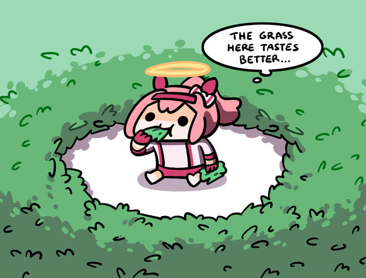 C C C сп 3 } ६६ THE GRASS HERE TASTES BETTER... 0