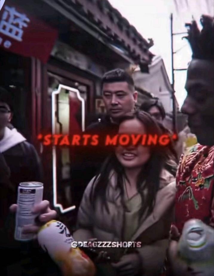 A "reaction image":https://knowyourmeme.com/memes/reaction-images showing streamer "IShowSpeed":https://knowyourmeme.com/memes/people/ishowspeed with the caption, "==*Starts Moving*==."