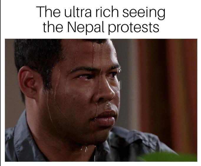 The ultra rich seeing the Nepal protests