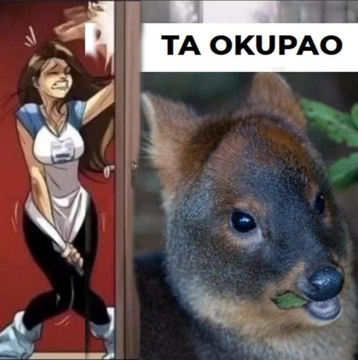 ta ocupao te tan decendo oe TA OKUPAO